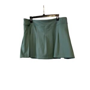 Lands' End Sage Green Tennis Skort Women's 18